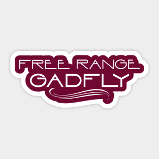 Free Range Gadfly Sticker